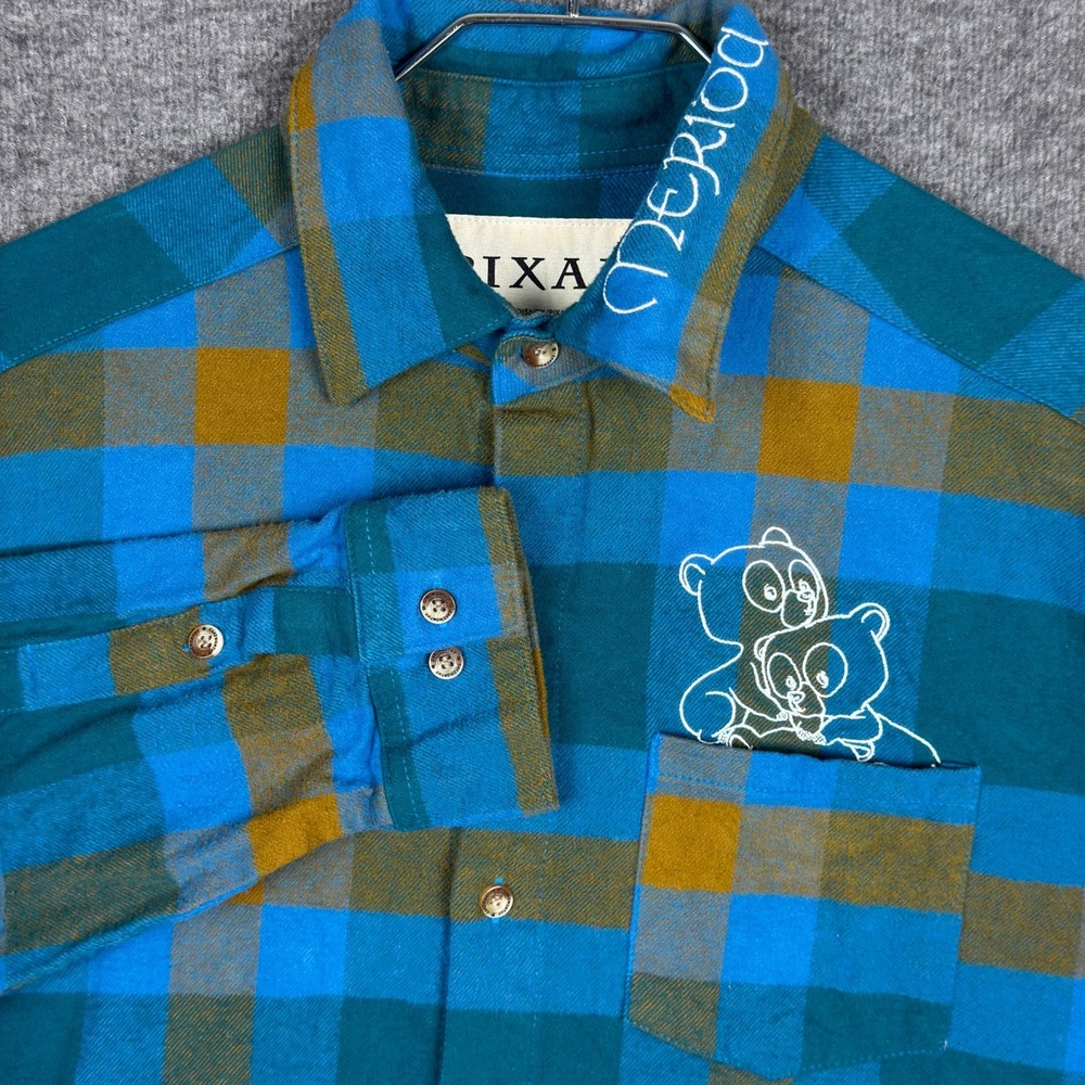 Disney Pixar Cakeworthy Flannel Shirt Mens Medium Brave Merida Change Your Fate
